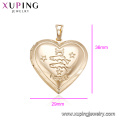 33276 Xuping fancy latest gold pendant vogue heart shaped brass pendant jewelry China wholesale